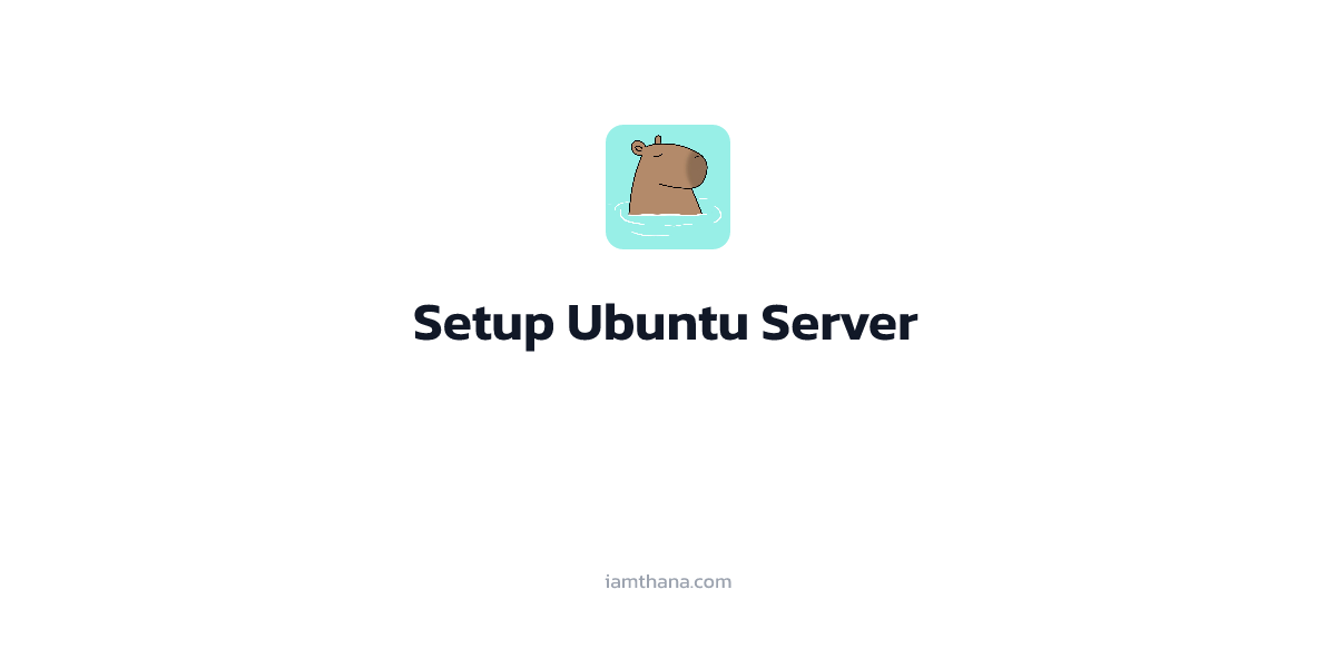 ตั้งค่า Ubuntu Server