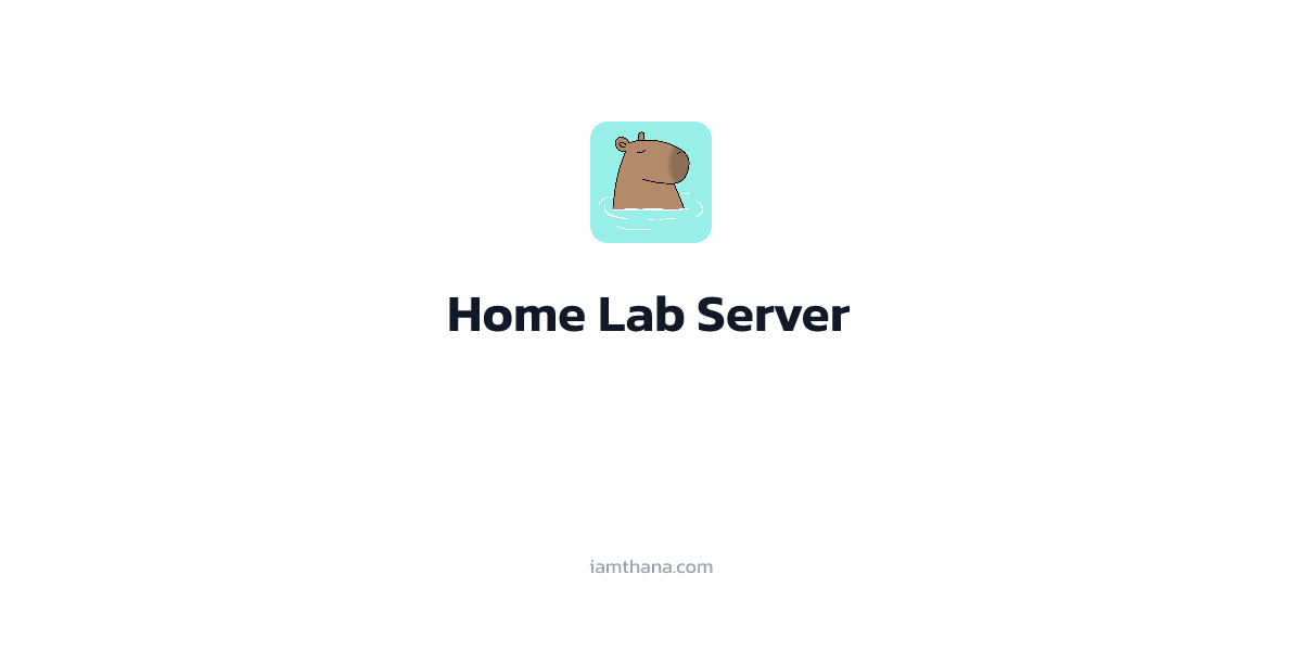 เปลี่ยน Notebook (เก่า) ที่ไม่ได้ใช้งานเป็น Home Lab Server